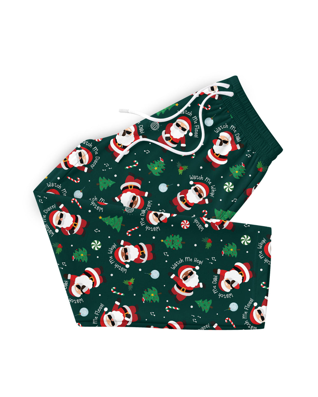 Santa's Christmas Dance Party Bamboo Men's Pajama Set