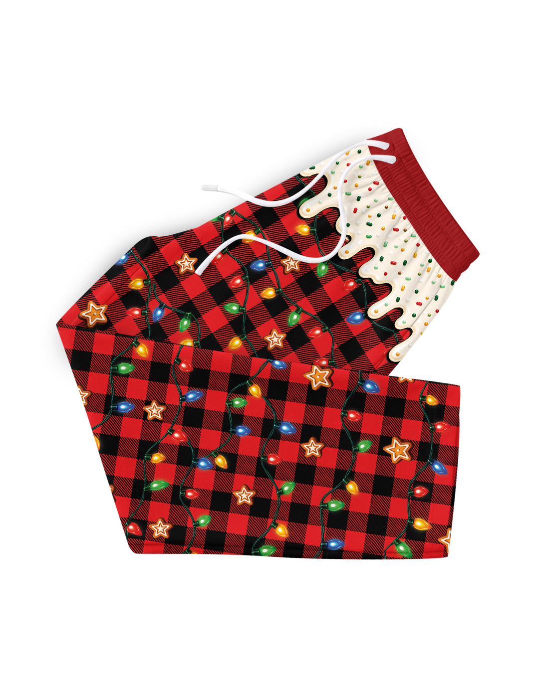 The Cookie Crew Custom Gingerbread Letter Bamboo Men's Pajama Set