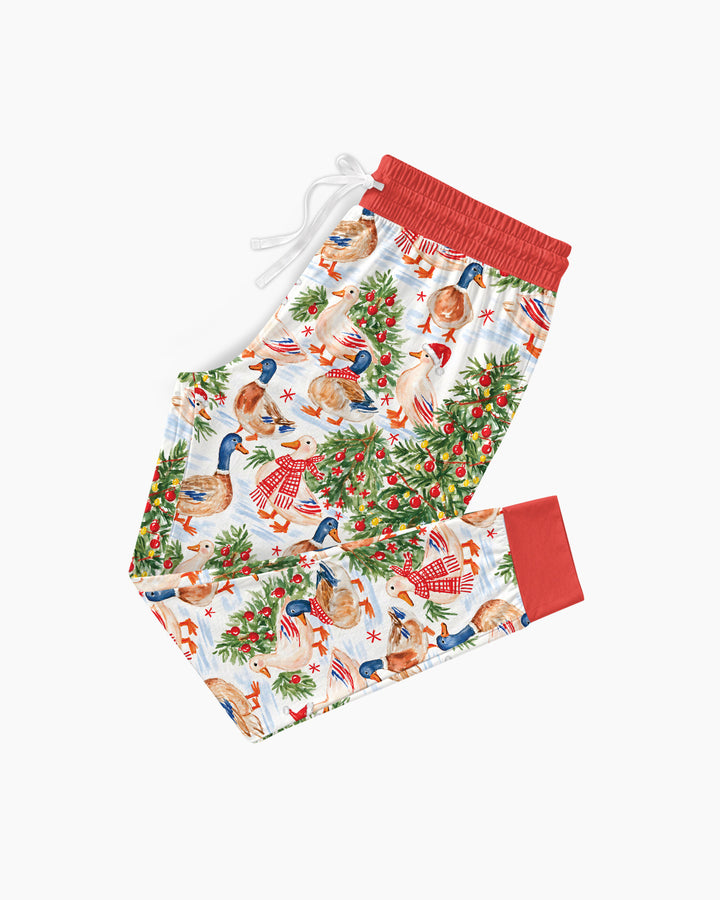 Christmas and Duck Bamboo Women Pajama Set