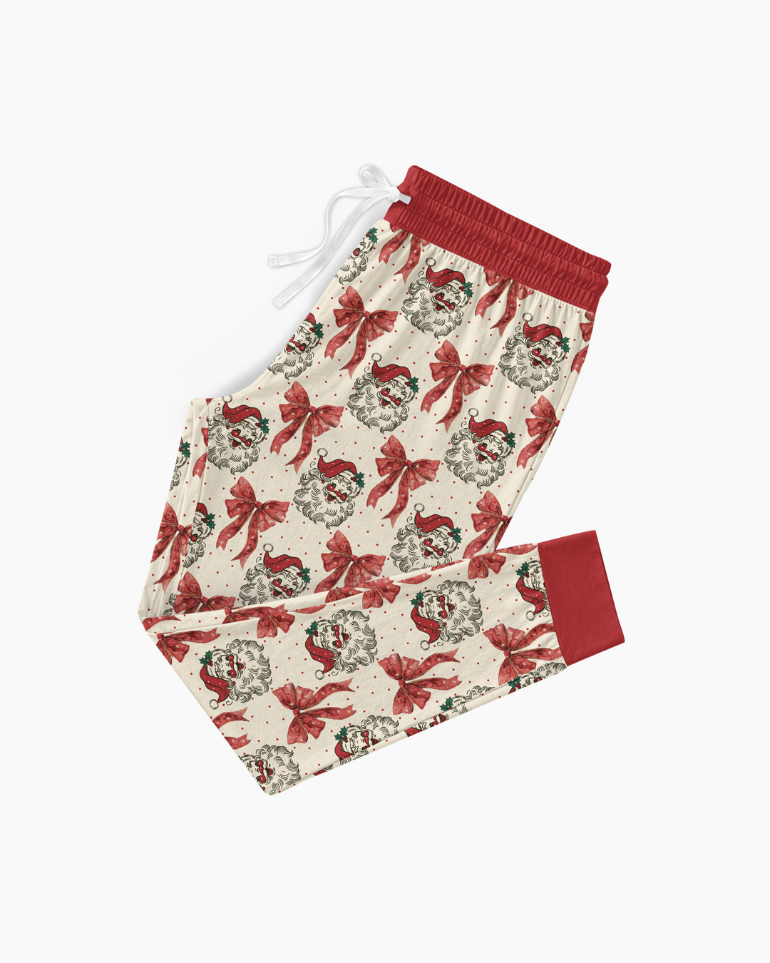 Retro Christmas Jingle Bell Rock Bamboo Women Pajama Set
