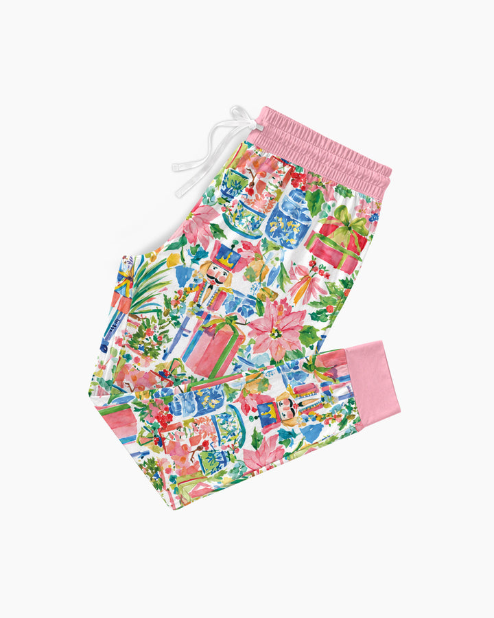 Watercolor Nutcracker Holiday Bamboo Women Pajama Set