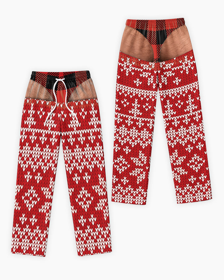 Personalized Funny Christmas Bamboo Men's Pajama Set