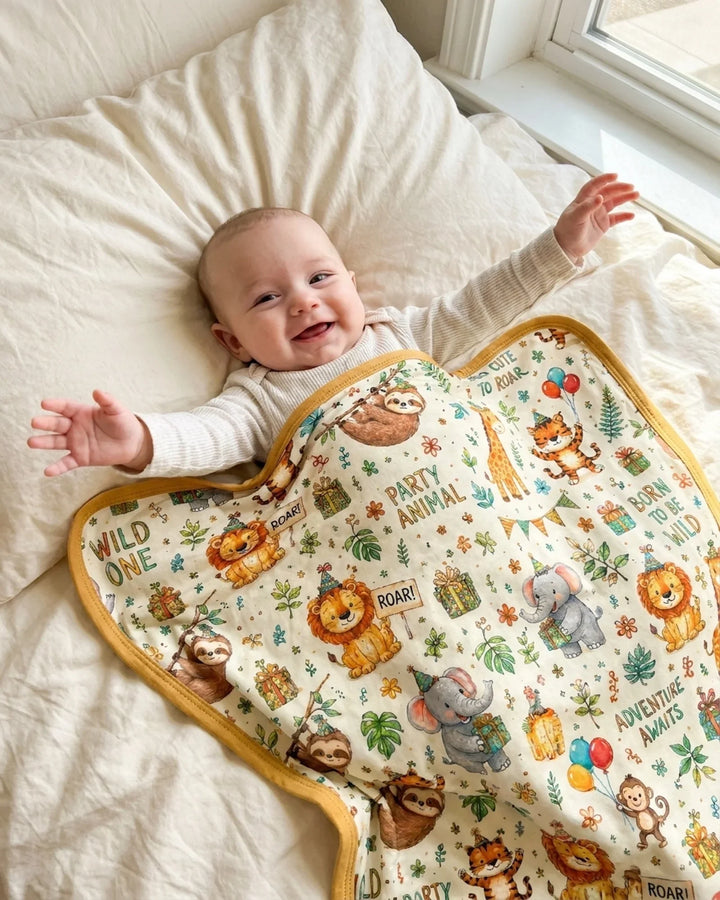 Party Animal Bamboo Blanket