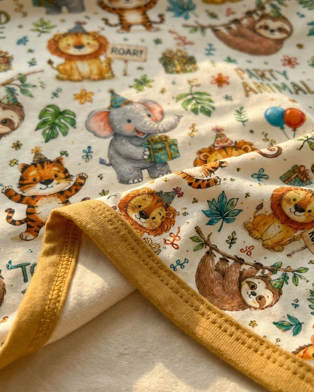 Party Animal Bamboo Blanket