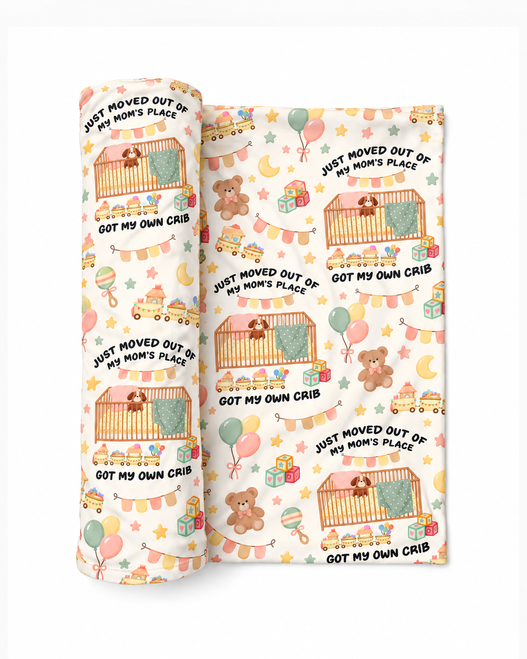 My Own Crib Newborn Bamboo Swaddle Blanket