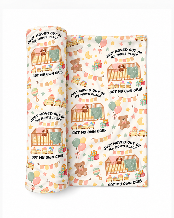 My Own Crib Newborn Bamboo Swaddle Blanket