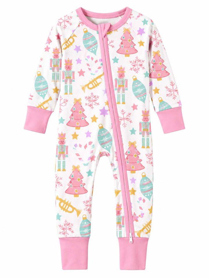 Pastel Nutcracker Christmas Bamboo Convertible Zippy