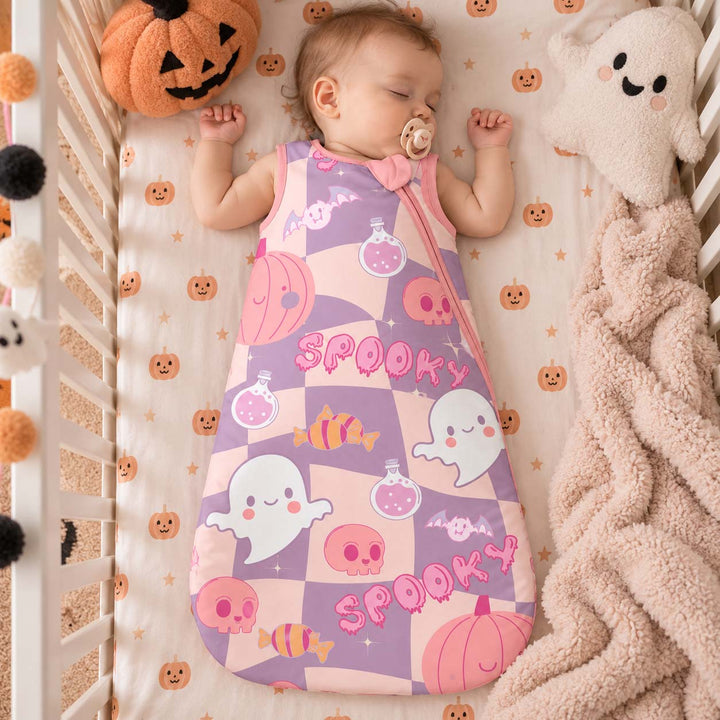 Pastel Spooky Friends Bamboo Sleep Bag