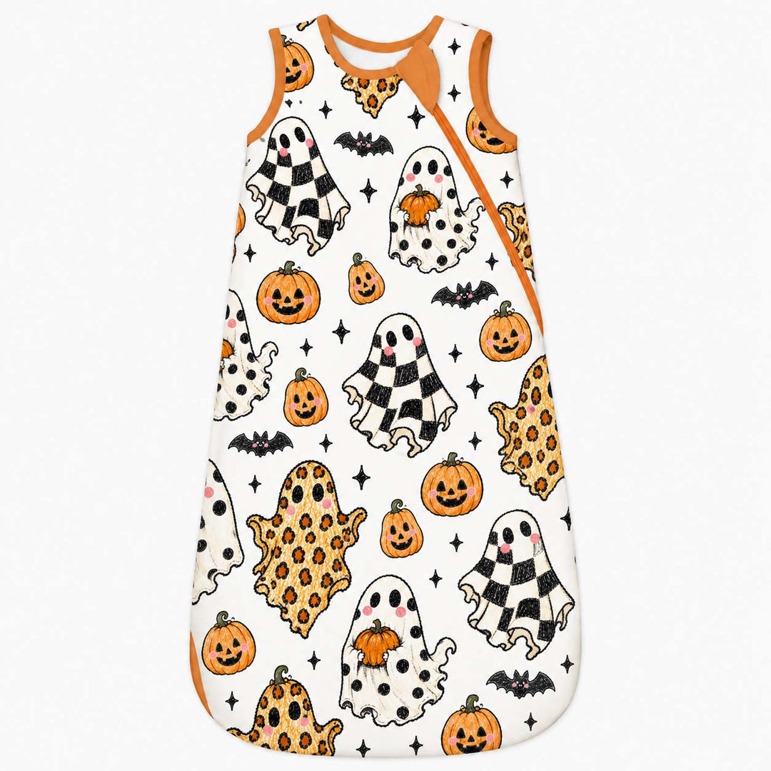 Patterned Ghost Halloween Bamboo Sleep Bag