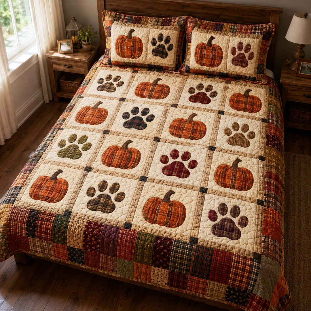 Paws Forever Bamboo Quilt Bedding Set