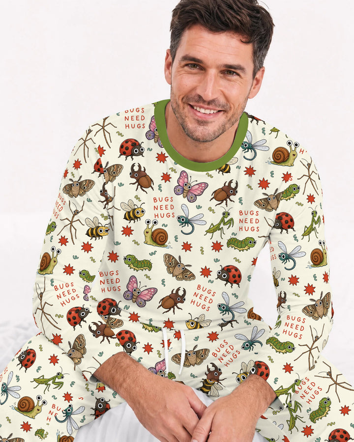 Bugs Need Hug Bamboo Men's Pajama Set
