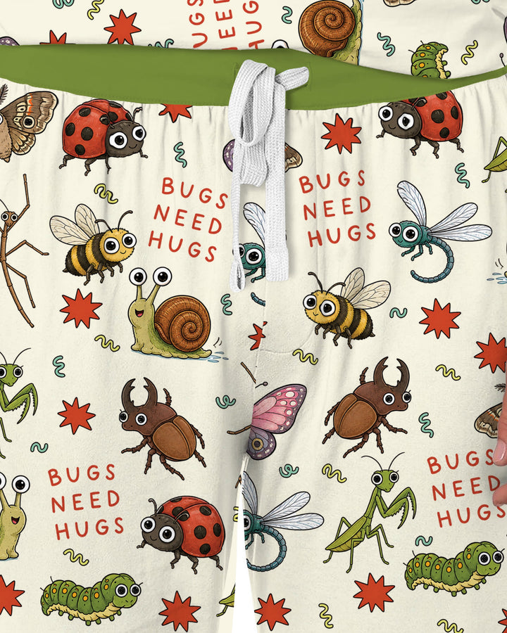 Bugs Need Hug Bamboo Men's Pajama Set
