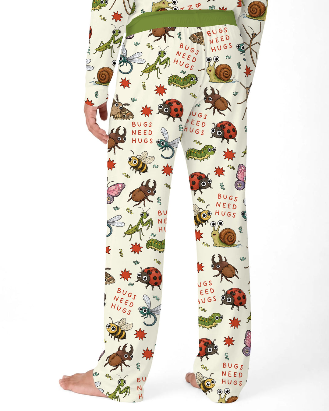 Bugs Need Hug Bamboo Men's Pajama Set