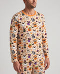 Spooky Pug Bamboo Men's Pajama Set