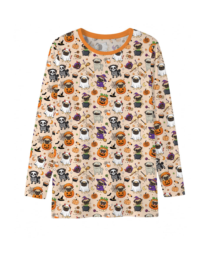 Spooky Pug Bamboo Men's Pajama Set