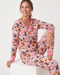 Spooky Pug Bamboo Women Pajama Set