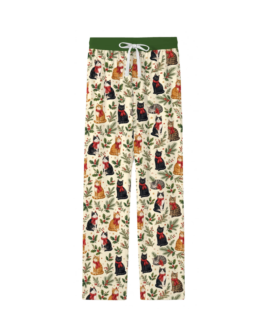 Christmas Cat Carolers Bamboo Men's Pajama Set