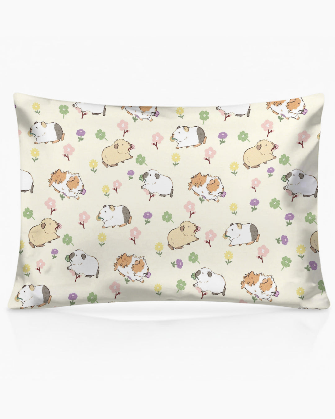 Guinea Pig Garden Bamboo Pillow Case