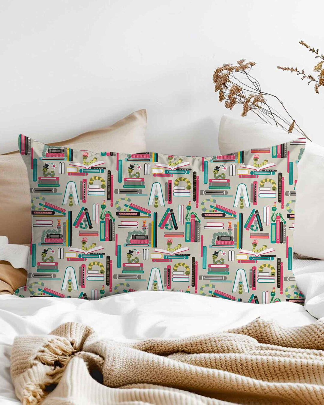 Bookworm Adventures Bamboo Pillow Case