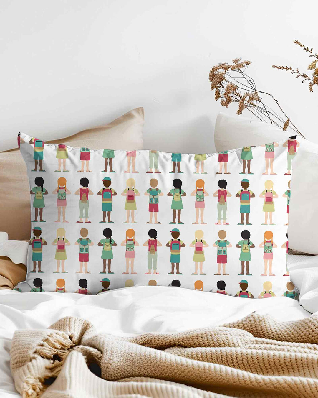Little Friends Everywhere Bamboo Pillow Case