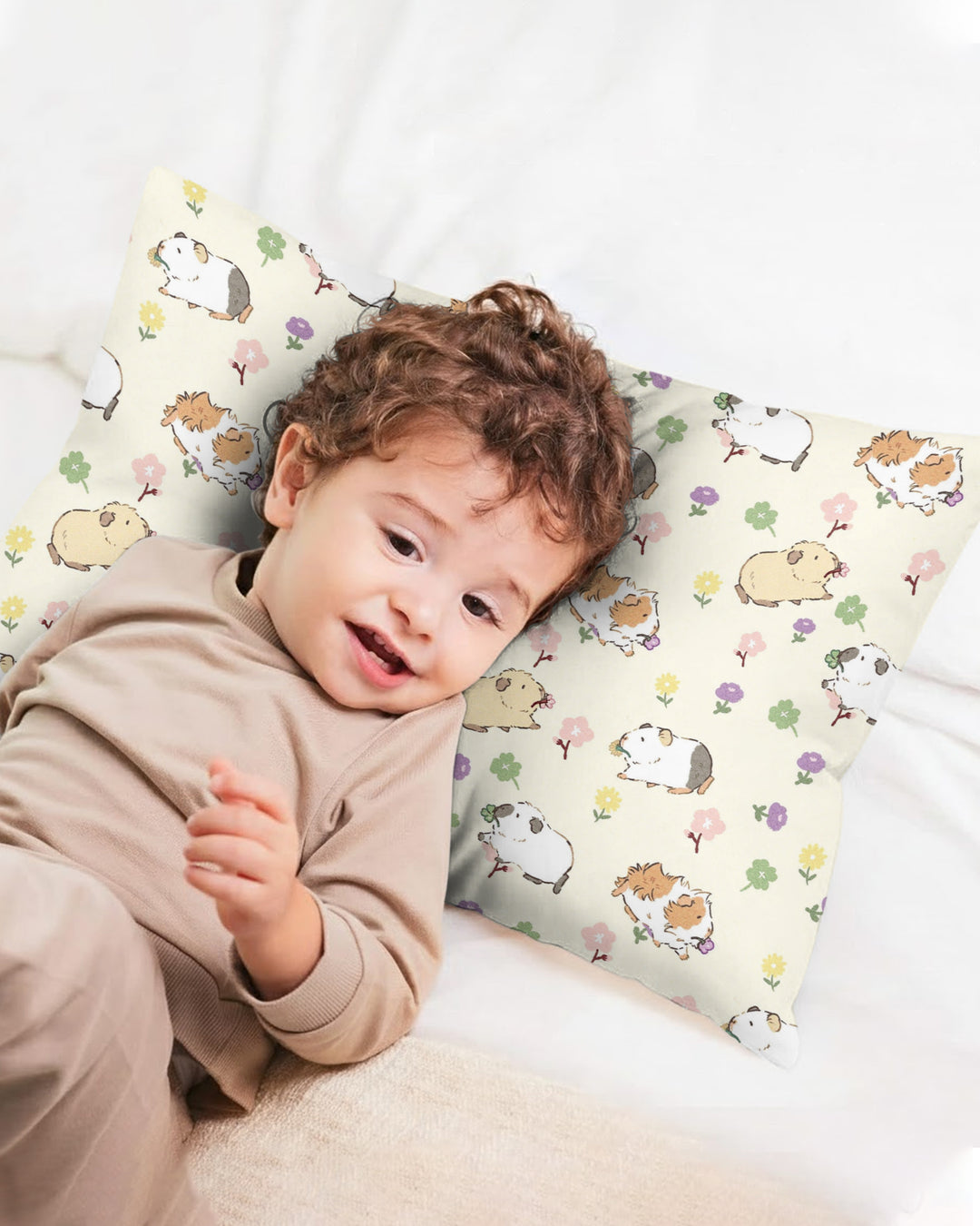 Guinea Pig Garden Bamboo Pillow Case