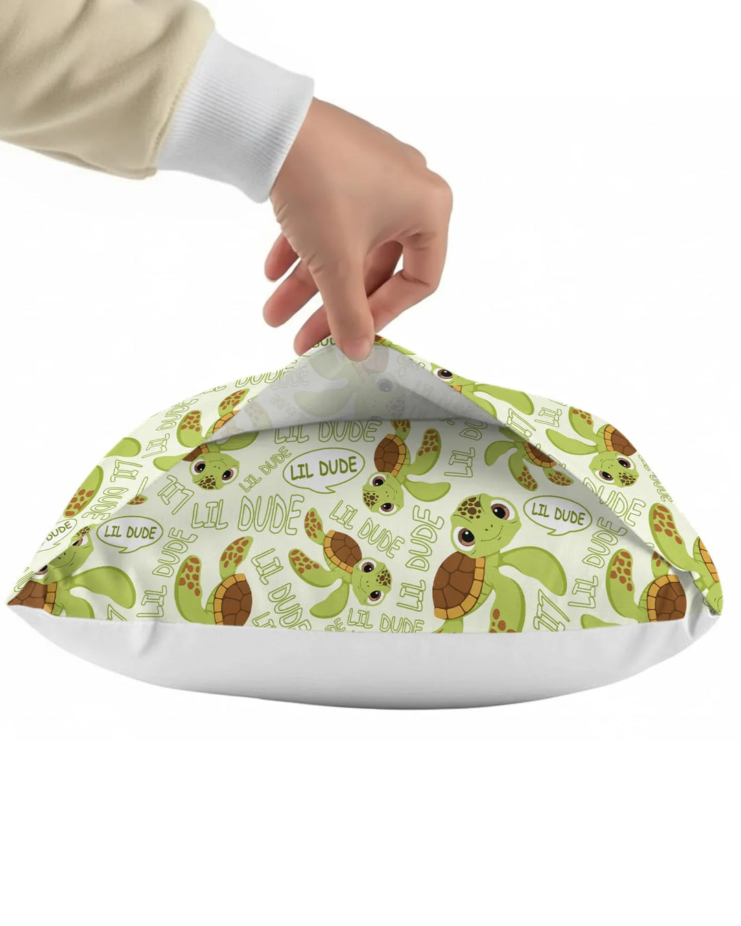 Father and Son Turtle Bamboo Pillow Case
