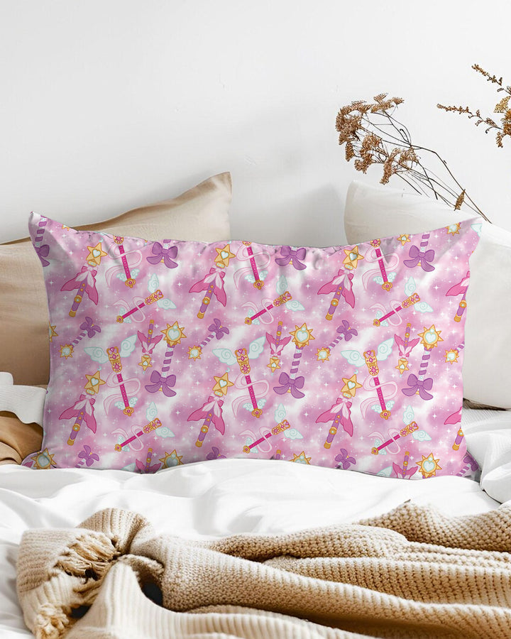 Kawaii Magical Girl Wand Bamboo Pillow Case