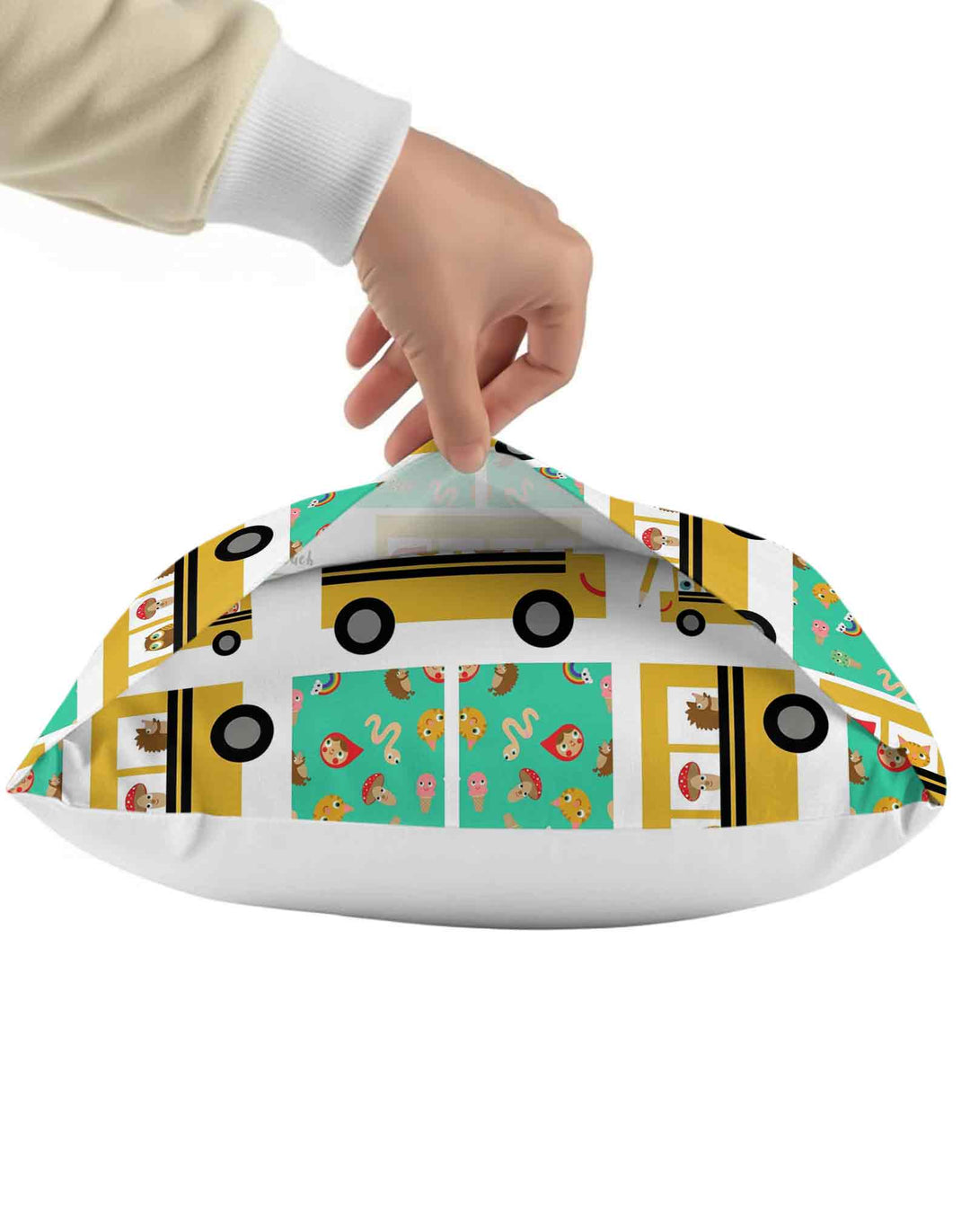 School Bus Adventures Bamboo Pillow Case