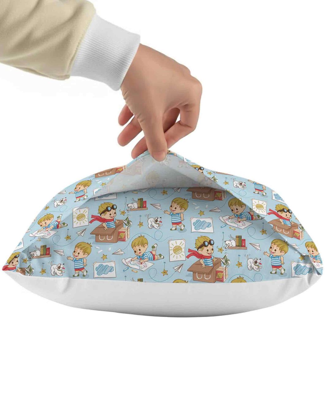 Tiny Explorer Tales Bamboo Pillow Case