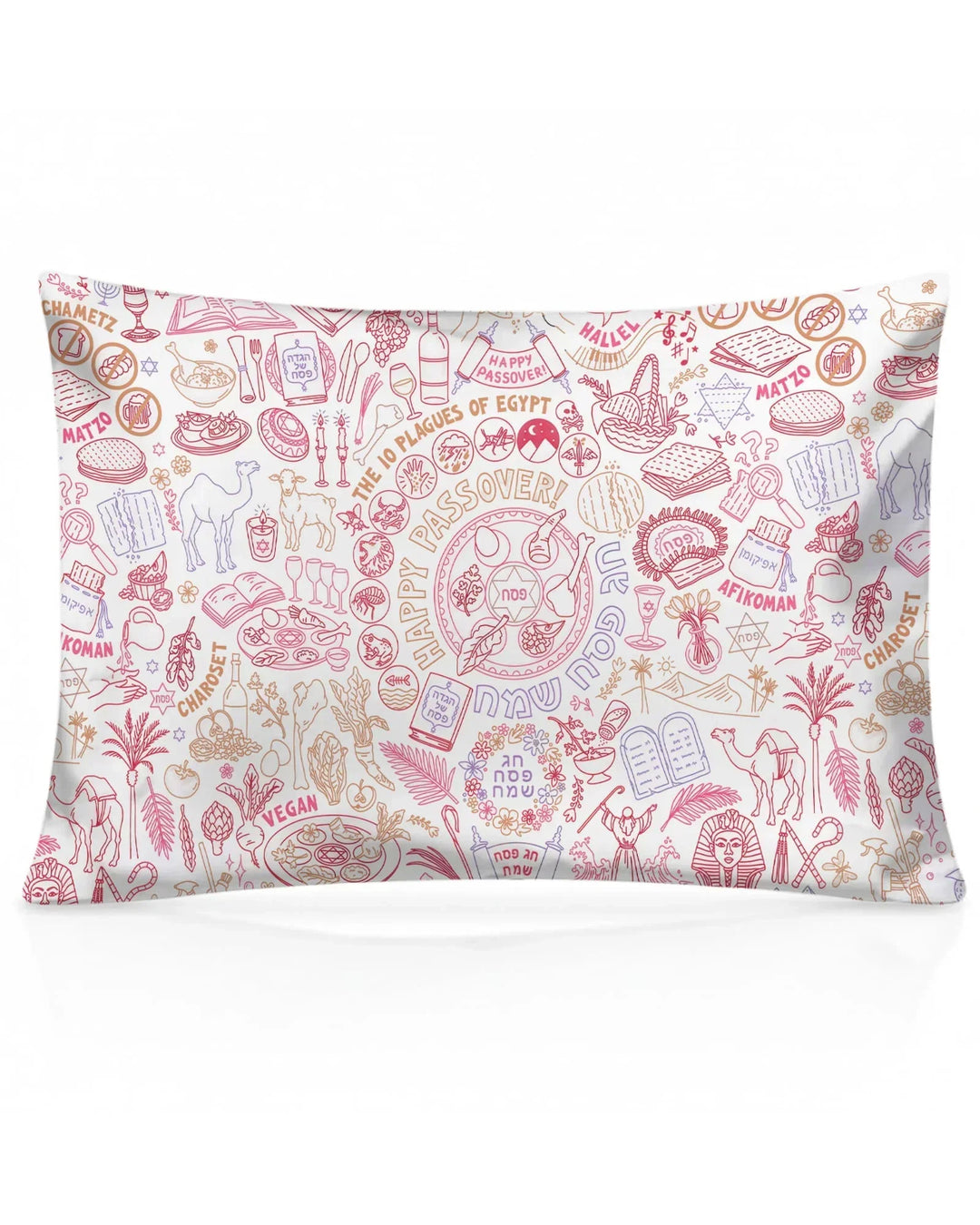 Doodle Passover Matching Family Bamboo Pillow Case