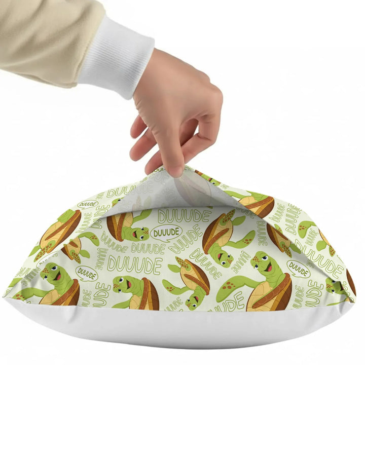 Father and Son Turtle Bamboo Pillow Case