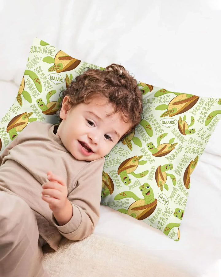 Father and Son Turtle Bamboo Pillow Case