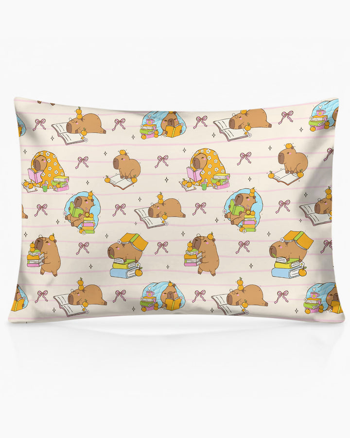 Sweet Study Capy Bamboo Pillow Case