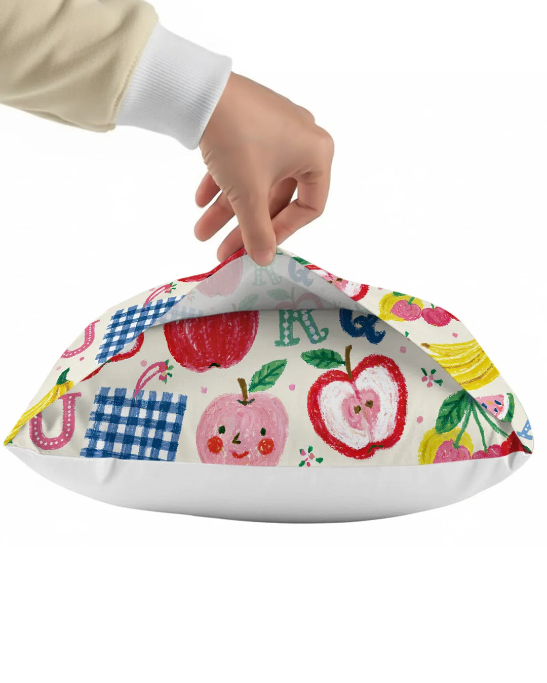 Back To School Fruit Alphabet Bamboo Pillow Case