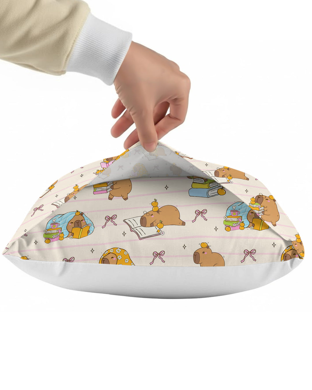 Sweet Study Capy Bamboo Pillow Case