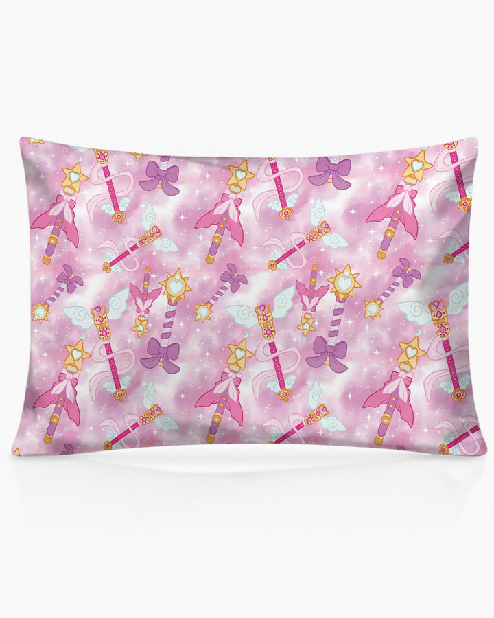 Kawaii Magical Girl Wand Bamboo Pillow Case