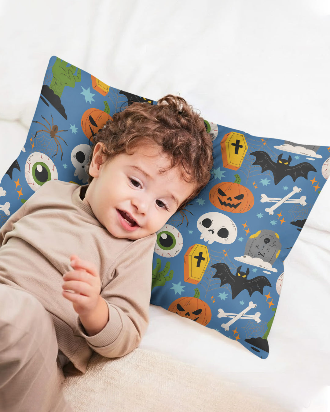 Little Monsters Bamboo Pillow Case