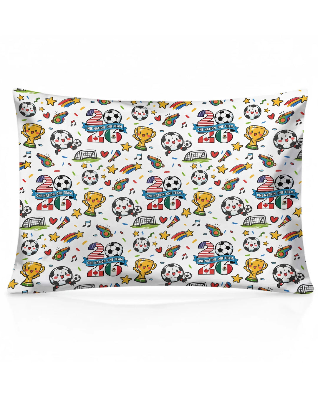 Soccer Fever 2026 Family Matching Bamboo Pillow Case
