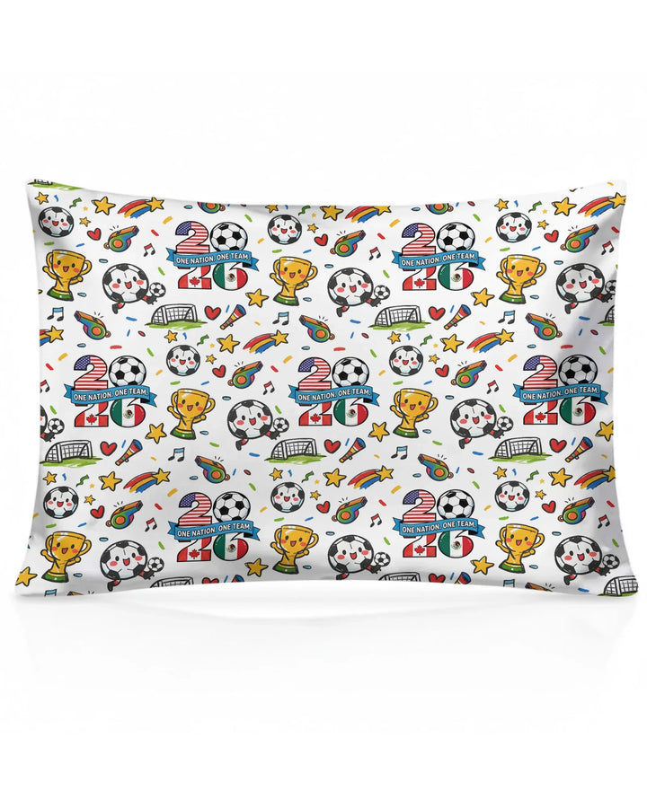 Soccer Fever 2026 Family Matching Bamboo Pillow Case