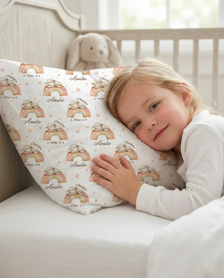 Chosen As His Own Custom Name Bamboo Pillow Case