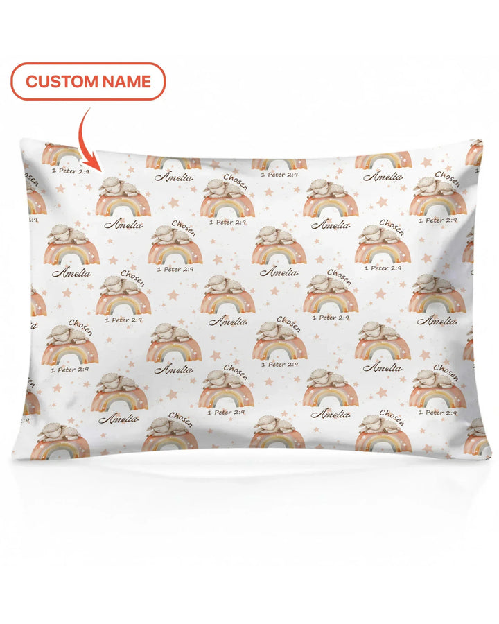 Chosen As His Own Custom Name Bamboo Pillow Case