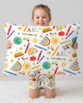 School Scribbles Bamboo Pillow Case