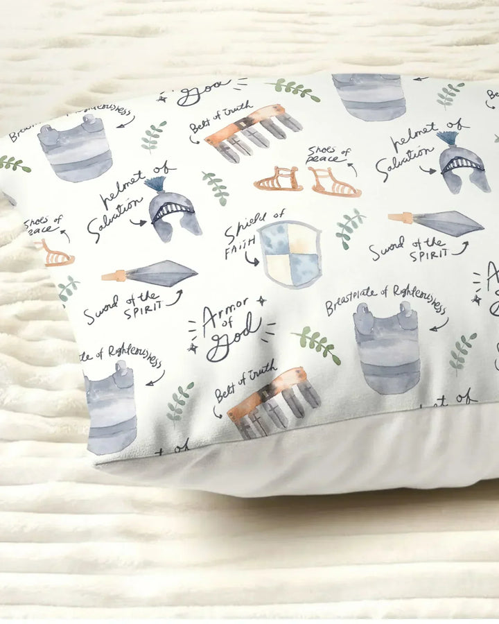 Ephesians 6:10-18 Armor of God Bamboo Pillow Case