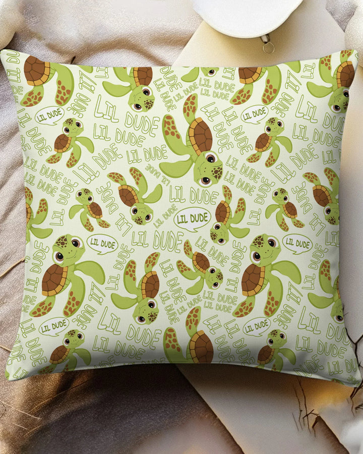 Father and Son Turtle Bamboo Pillow Case