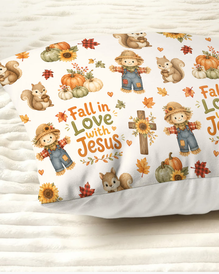 Fall For Jesus Bamboo Pillow Case