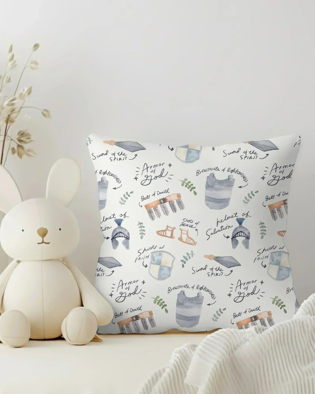 Ephesians 6:10-18 Armor of God Bamboo Pillow Case