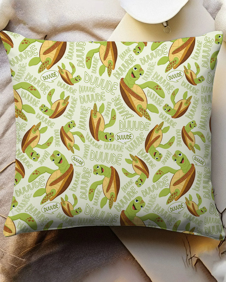 Father and Son Turtle Bamboo Pillow Case