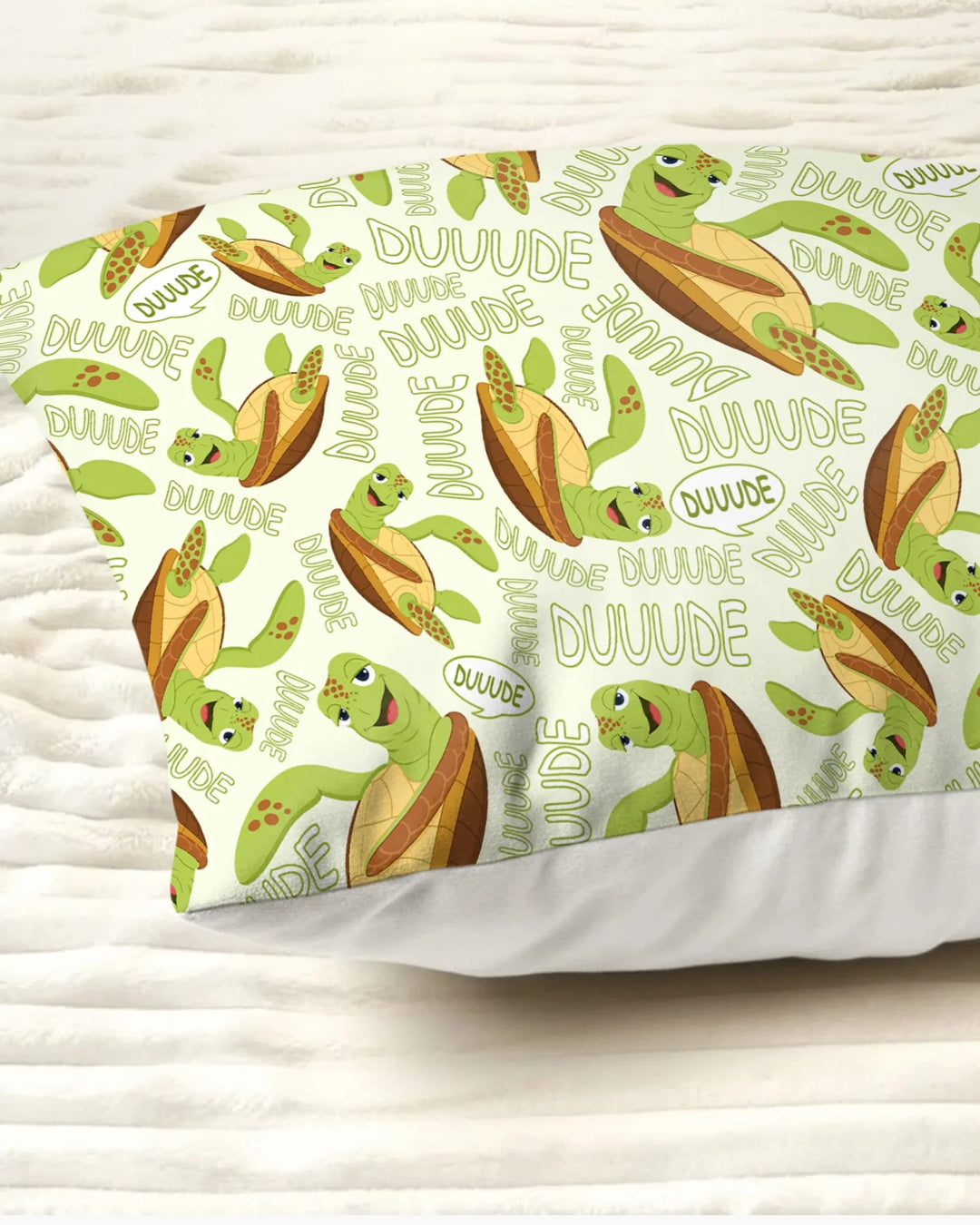 Father and Son Turtle Bamboo Pillow Case