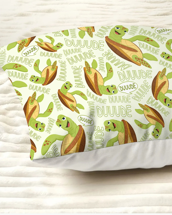 Father and Son Turtle Bamboo Pillow Case