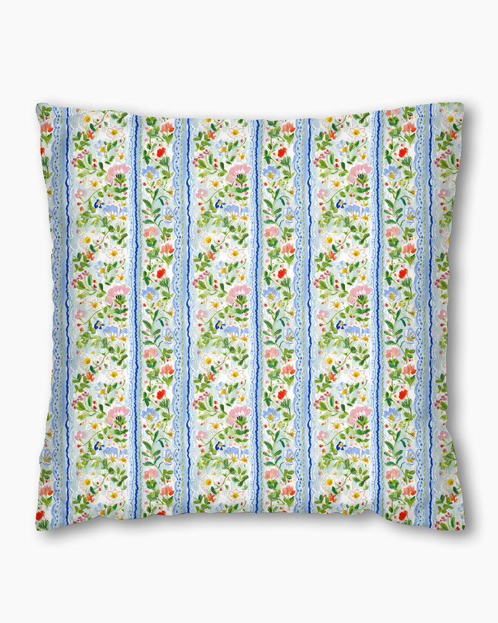 Paste Floral Girl Bamboo Pillow Case